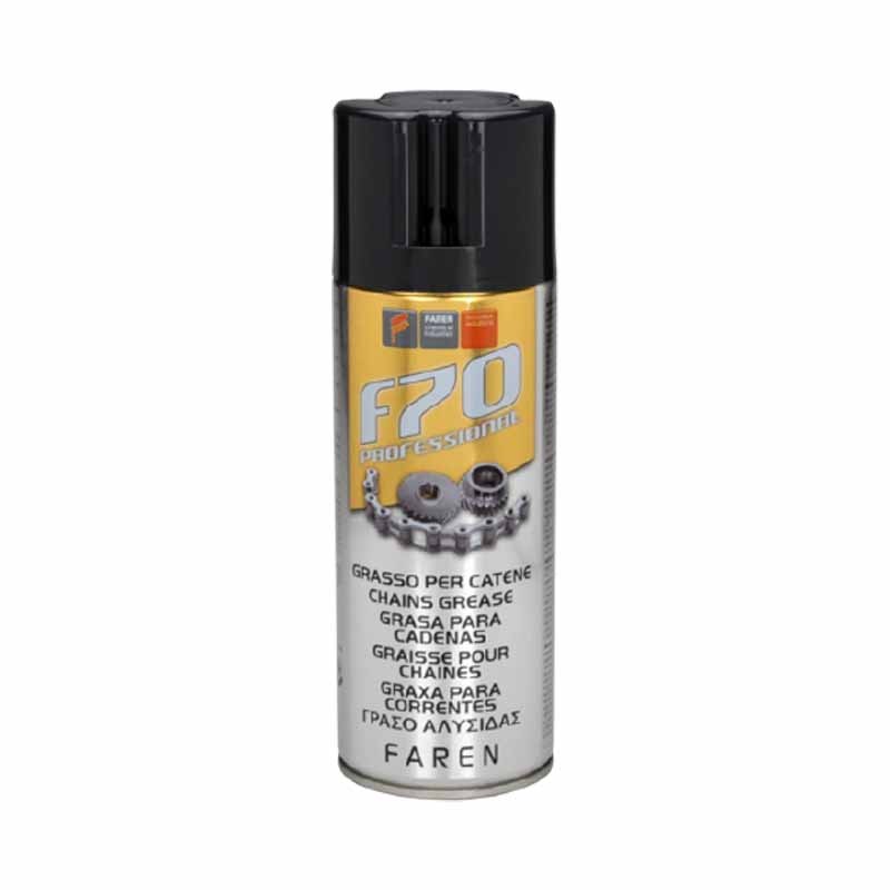 Grasso Spray Per Catene Professionale 400 ml Faren F70