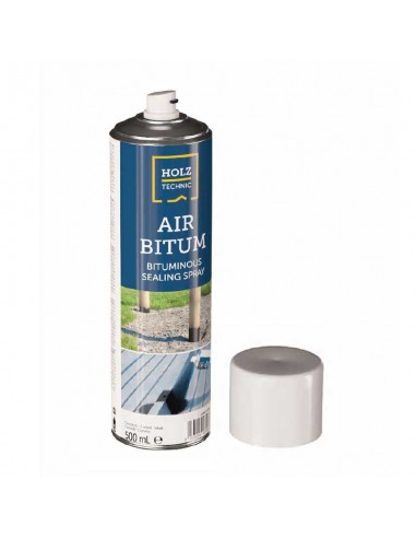 Guaina Spray Bituminosa Impermeabilizza e Sigilla 500 ml Air Bitum Holz Technic