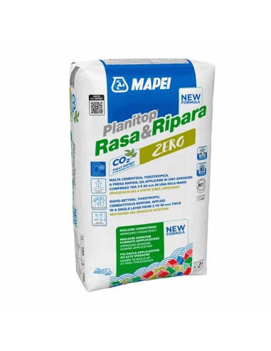 Malta Cementizia Tissotropica Planitop Rasa & Ripara Zero 25 Kg Mapei