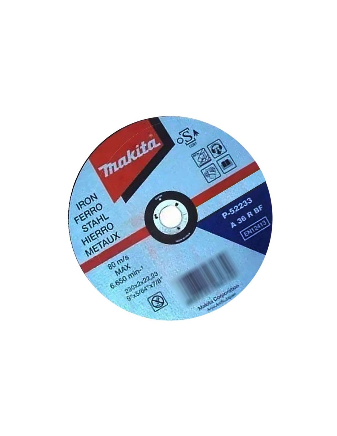 Disco Per Taglio Metallo Makita 230 mm - Cod. P-52283